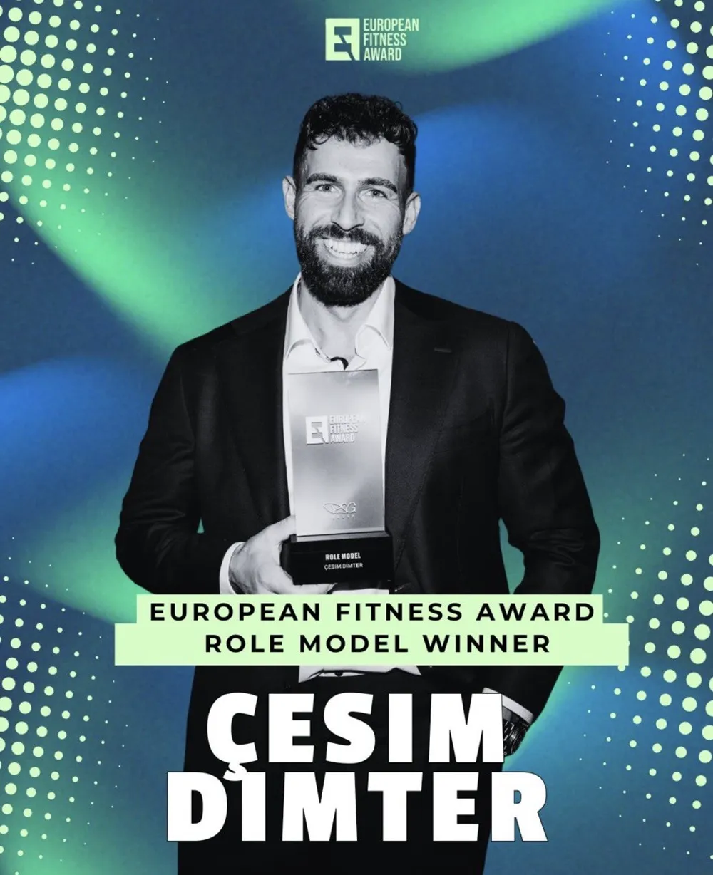European Fitness Award - Role Model Winner 2025 - Çesim Dimter